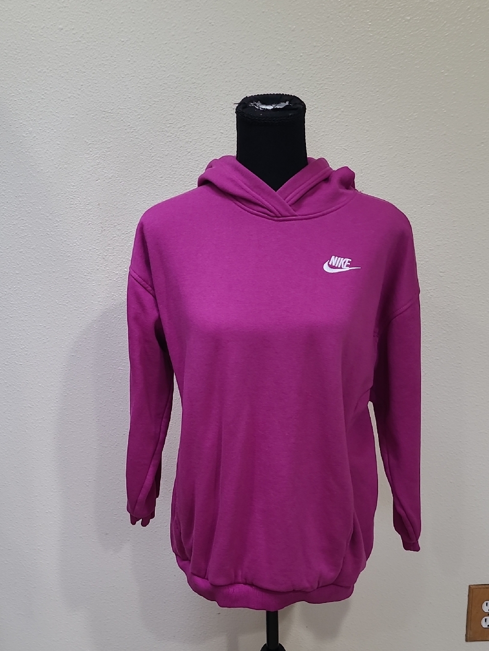 Nike Women's Pullover Hoodie - Purplish/Pink